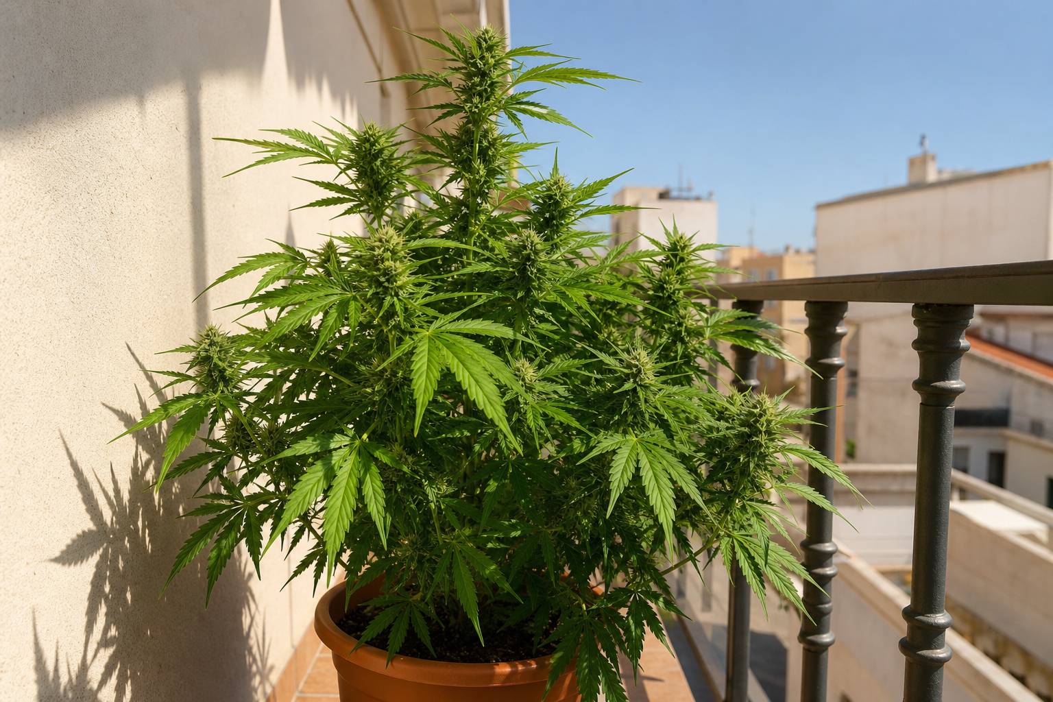 Cuántas horas de sol necesita una planta de marihuana en exterior